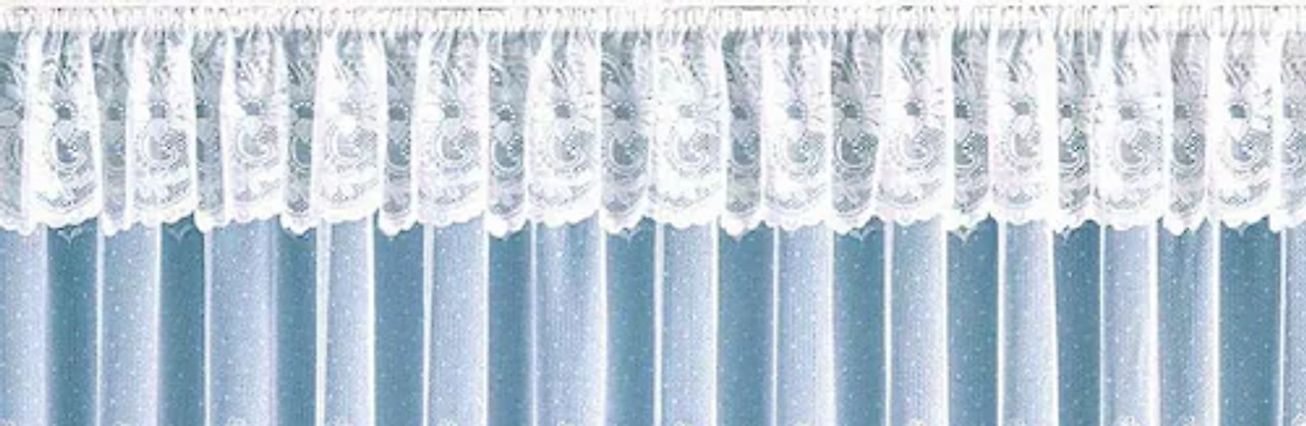 Weckbrodt Querbehang »Flensburg«, (1 St.), Jacquard, strukturiert, floral, günstig online kaufen