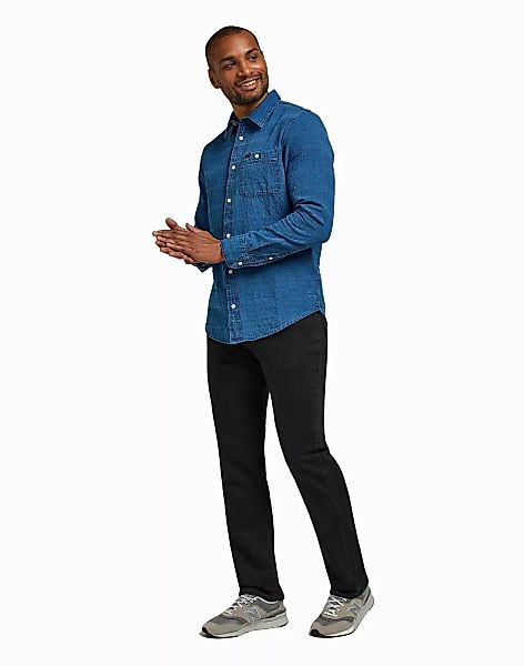 Lee Herren Jeans SLIM STRAIGHT FIT MVP - Slim Straight Fit - Schwarz - Blac günstig online kaufen