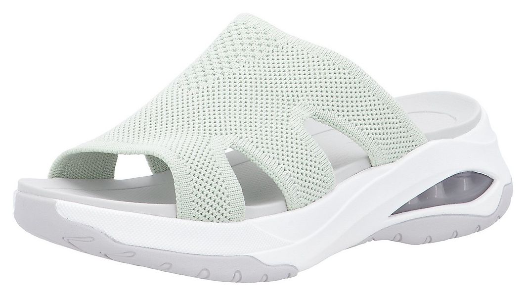 RIEKER Sport vegan Pantolette Sommerschuh, Hausschuh, Keilabsatz, in der Ma günstig online kaufen
