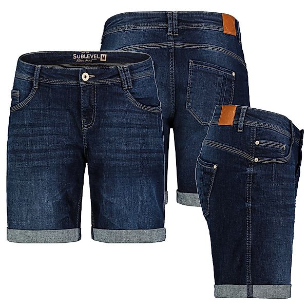 SUBLEVEL Bermudas Damen Jeans Shorts Bermuda günstig online kaufen