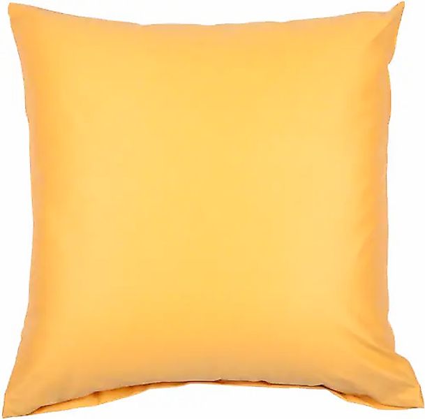 Janine Kissenbezug »Colors Mako Satin«, (1 St.), mit Reißverschluss, uni Ki günstig online kaufen