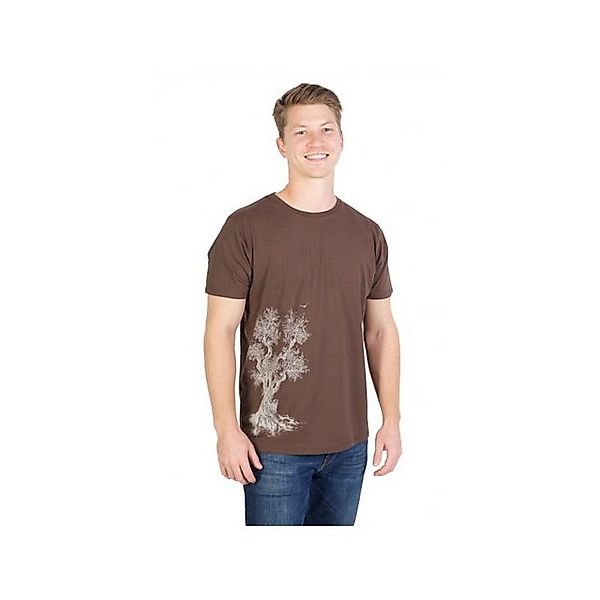 Life-Tree Rundhalsshirt Casual ’für Herren in braun’ (1-tlg., keine Angabe) günstig online kaufen