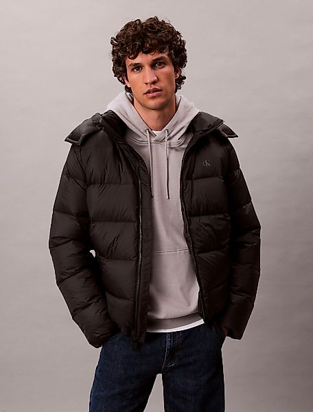 Calvin Klein Jeans Steppmantel "LS NYLN ZP OFF HD DW", Mit Rundhalsausschni günstig online kaufen