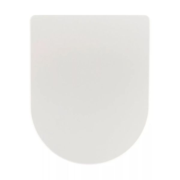Calmwaters WC Sitz Weiß D-Form Überlappend Absenkautomatik Duroplast 26LP32 günstig online kaufen