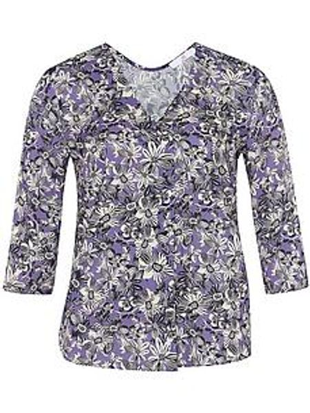 Bluse V-Ausschnitt Emilia Lay lila günstig online kaufen