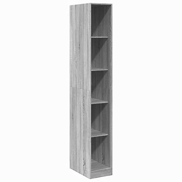 vidaXL Schrankmodule Kleiderschrank Grau Sonoma 30x50x200 cm Holzwerkstoff günstig online kaufen