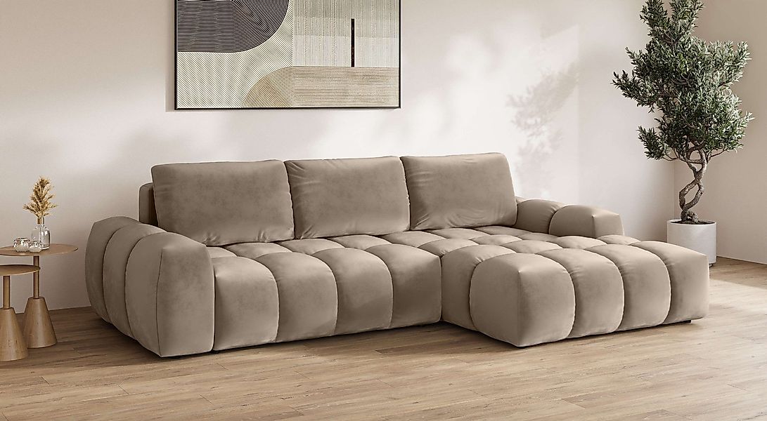 INOSIGN Ecksofa AZITA klein optionale Schlafsofa günstig online kaufen