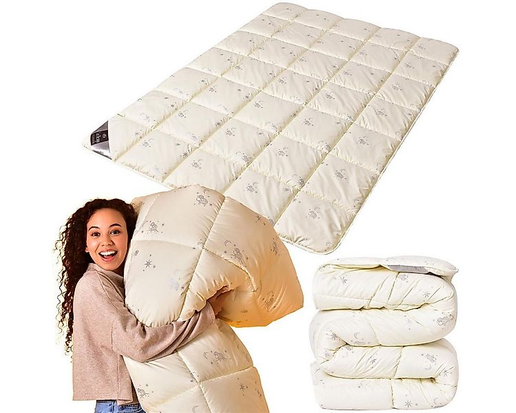 SEI Design Naturfaserbettdecke Wool Comfort 135x200 cm, Füllung: 70% Schurw günstig online kaufen