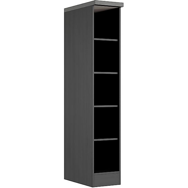Held Möbel Küchen-Midi-Regal Turin 30 cm Wotaneiche/Graphit günstig online kaufen