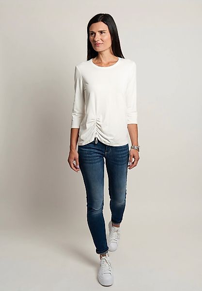 Seidel Moden 3/4-Arm-Shirt, mit Raff-Detail vorne - MADE IN GERMANY günstig online kaufen