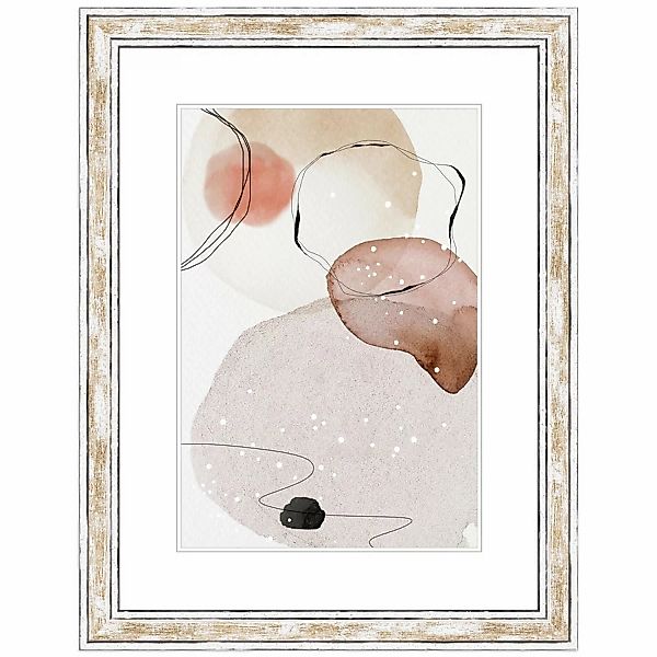 WANDStyle Bilderrahmen H460 aus Massivholz in Gold 30 x 45 cm im Stil Vinta günstig online kaufen