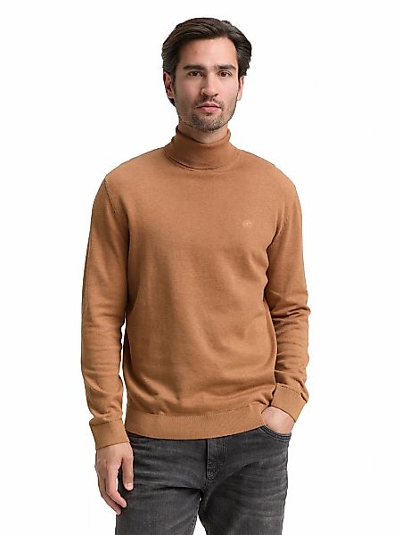 TOM TAILOR Rollkragenpullover im Strick-Design günstig online kaufen