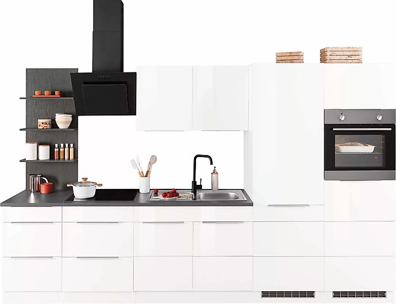 KOCHSTATION Küchenzeile »KS-Brindisi Breite 330 cm«, wahlweise mit E-Geräte günstig online kaufen