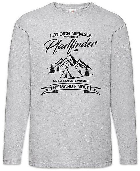 Urban Backwoods Langarmshirt Pfadfinder Langarm T-Shirt Camping Outdoor Sur günstig online kaufen