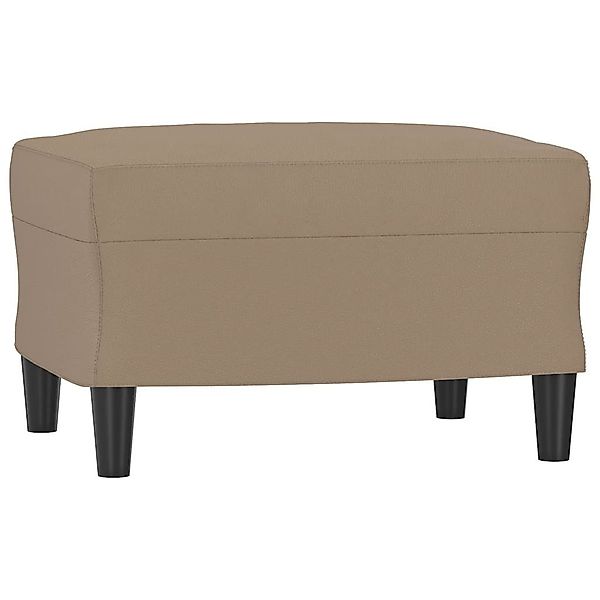 vidaXL Polsterhocker Fußhocker Cappuccino-Braun 60x50x41 cm günstig online kaufen