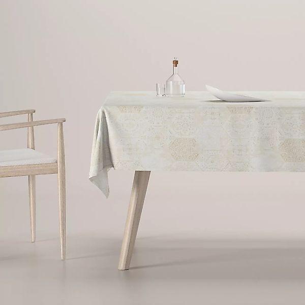 Rechteckige Tischdecke, grau-beige, Secret Garden (144-92) günstig online kaufen