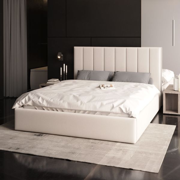 FDM Polsterbett Stauraumbett KAJA Bettgestell 90x200, günstig online kaufen