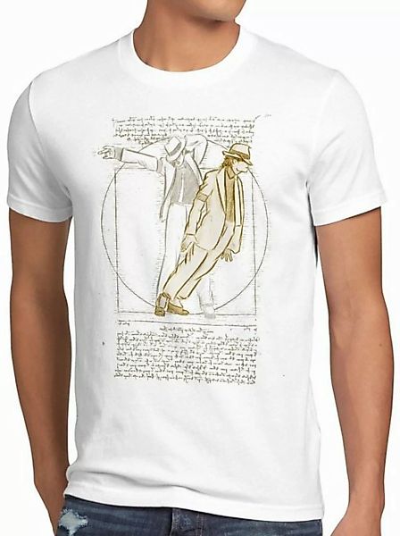 style3 T-Shirt Vitruvianischer Pop King jackson da vinci michael moonwalk günstig online kaufen