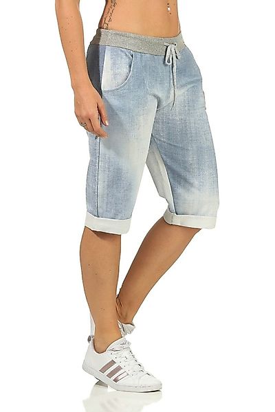 Aurela Damenmode Jogginghose Bermuda Damen Hose günstig online kaufen