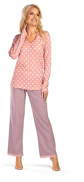 Consult-Tex Pyjama Damen Pyjama Schlafanzug DW990salm (Spar-Set, 1 Stück) a günstig online kaufen