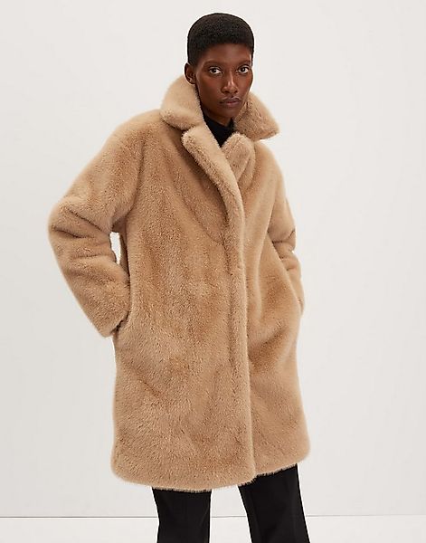 someday Wintermantel VAARILA Regular wattierter Mantel in Felloptik Lockere günstig online kaufen