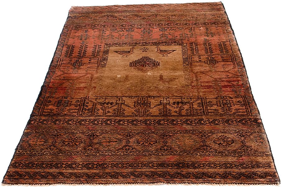 morgenland Orientteppich »Belutsch - 172 x 105 cm - braun«, rechteckig, Woh günstig online kaufen