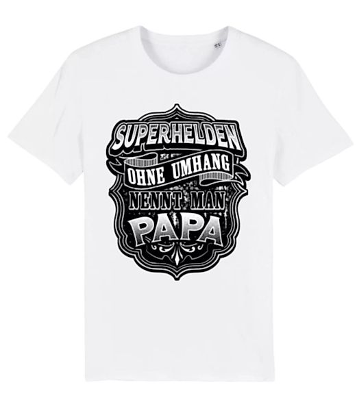 Superhelden Papa · Männer Bio T-Shirt Stanley Stella 2.0 günstig online kaufen