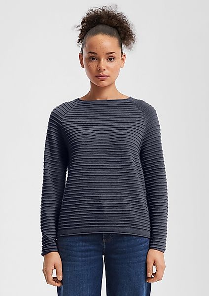 QS Strickpullover Pullover mit Strukturmuster aus günstig online kaufen