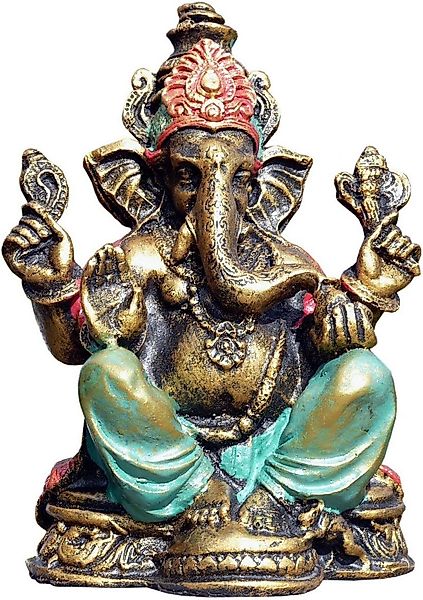 Wogeka Dekofigur Ganesha Elefantengott Resin Figur günstig online kaufen