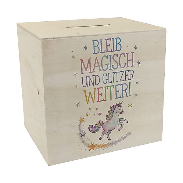 speecheese Spardose Einhorn mit Regenbogenmähne Spardose günstig online kaufen