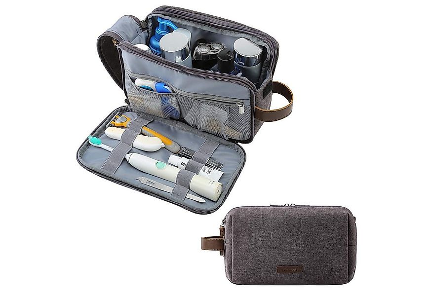 FOUORTUNATE-BEE Kulturbeutel Herren Kulturtasche – und Waschbeutel mit Dopp günstig online kaufen