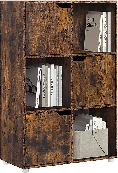 Woltu Bücherregal, 1-tlg., Standregal mit 3 günstig online kaufen