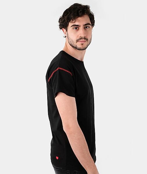 Herren Overcut Shoulders T-shirt Aus Reiner Bio-baumwolle günstig online kaufen