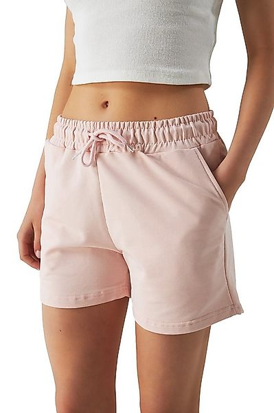 ROSS CAMP Sweatshorts Kurze Hose Damen Shorts Lycra günstig online kaufen