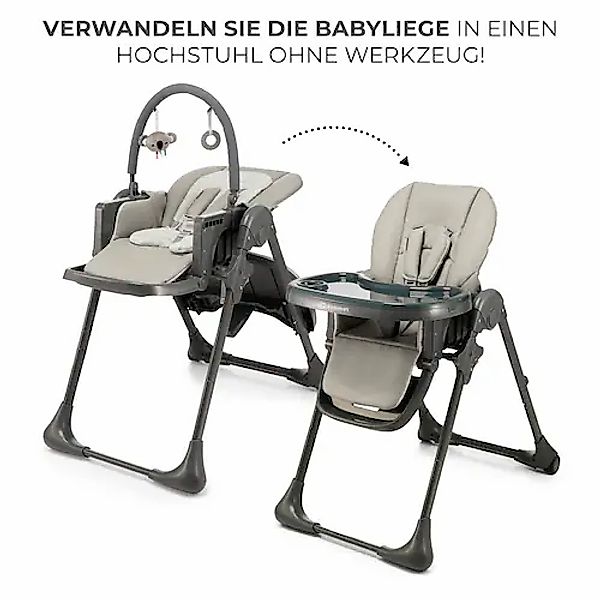 Kinderkraft Hochstuhl »TUMMIE«, mit Liegefunktion günstig online kaufen