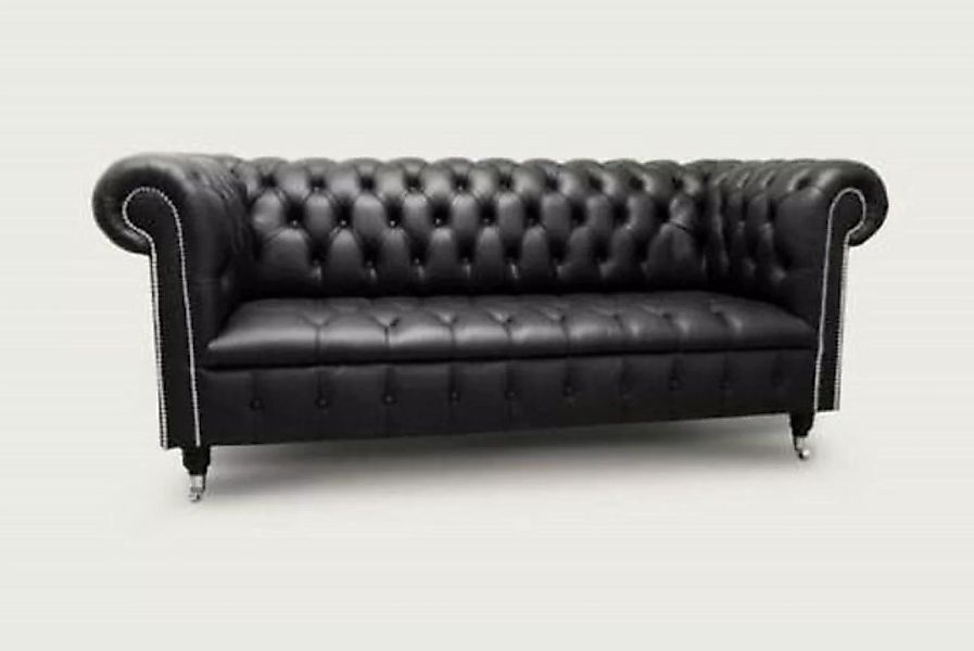 JVmoebel 3-Sitzer Chesterfield Design Couch Sofa Polster Sitz Sofas 100% Le günstig online kaufen