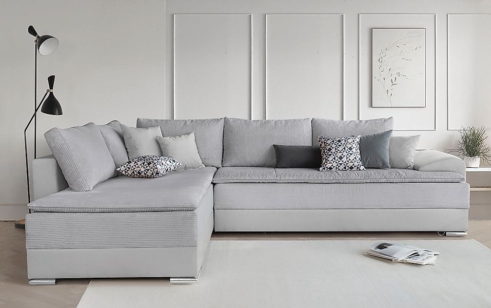 INOSIGN Ecksofa »Night & Day L-Form, B: 324 cm« mit Bettfunktion, Bettkaste günstig online kaufen