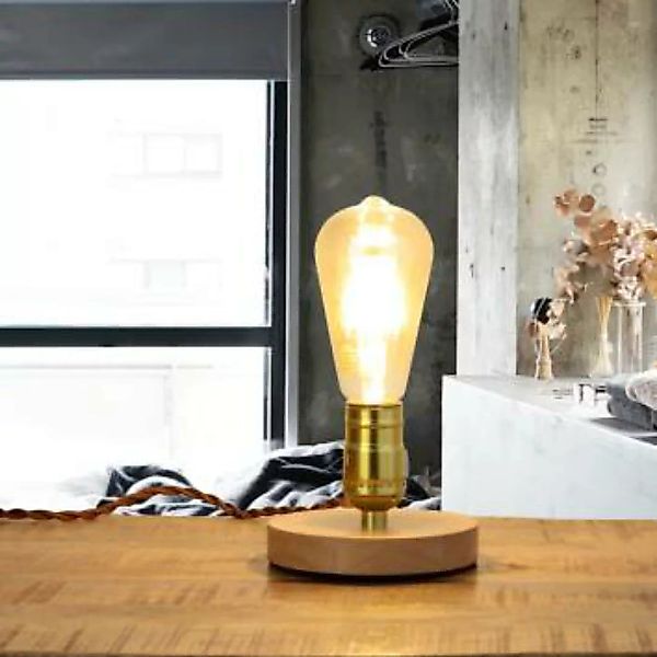 Dekorative Tischlampe EDISON Industrial Design rund günstig online kaufen