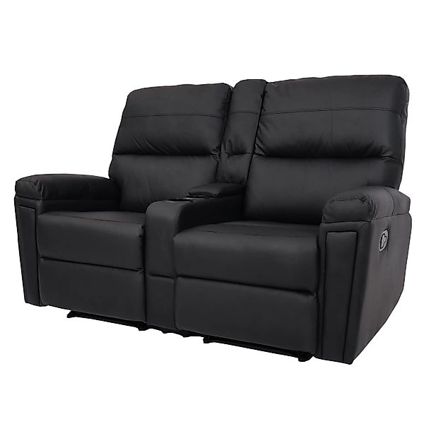 MCW 2er Kinosessel K17 Kunstleder Schwarz günstig online kaufen
