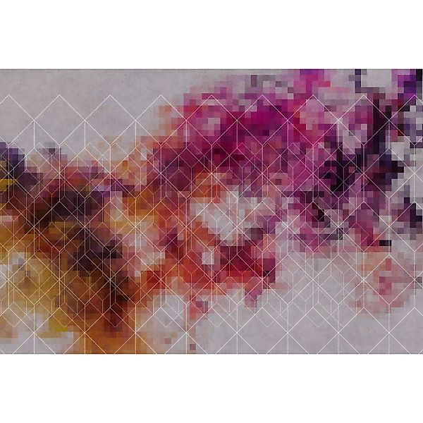 Fototapete Grafik Abstrakt Bunt 4,00 m x 2,70 m FSC® günstig online kaufen