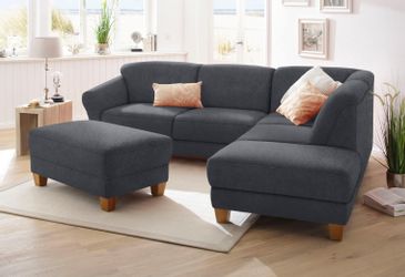 Home affaire Ecksofa "Gotland L-Form" wahlweise mit Sitztiefenverstellung + günstig online kaufen