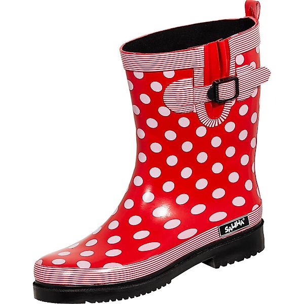 Bockstiegel Damen Regenstiefel Dorin-K rot/bunt-kombi Gummistiefel günstig online kaufen