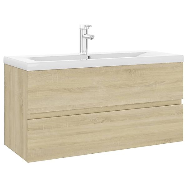 vidaXL Waschbeckenunterschrank Einbaubecken Sonoma-Eiche Holzwerkstoff 3071 günstig online kaufen