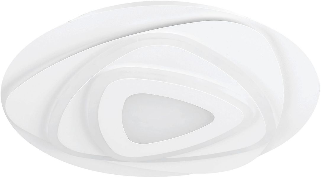 EGLO Deckenleuchte »Palagiano Deckenlampe, Deckenbeleuchtung aus Kunststoff günstig online kaufen