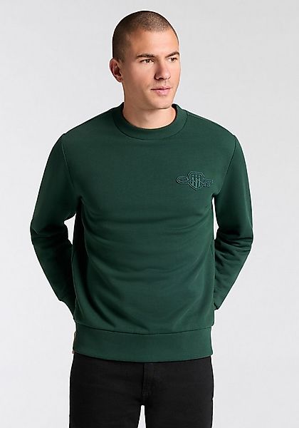 Gant Sweatshirt TONAL SHIELD Rundhals, regular fit, basic günstig online kaufen