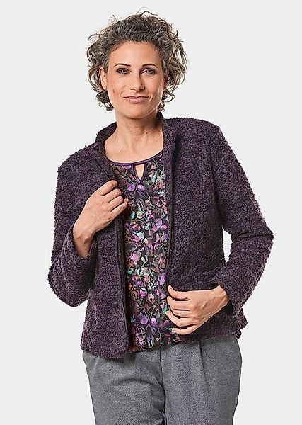 GOLDNER Blouson Kuschelweiche Bouclé-Jacke Ohne günstig online kaufen