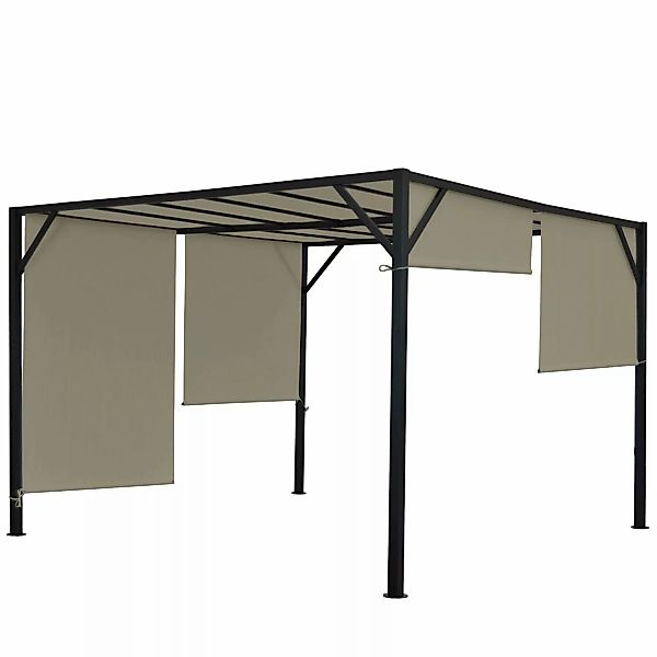 MCW Pergola Beja 4x4m Taupe günstig online kaufen