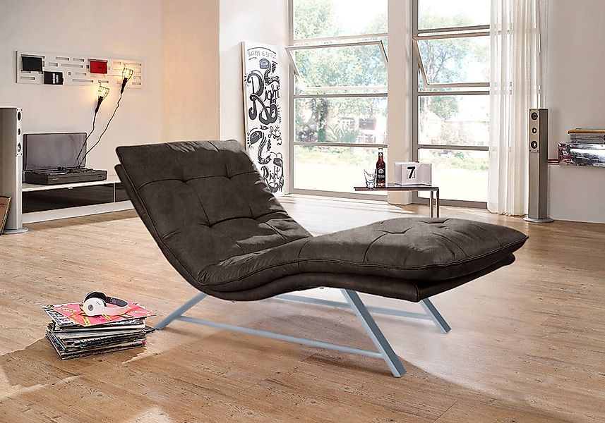 W.SCHILLIG Relaxliege »daily dreams« in Waffelkissen-Optik, wahlweise mit M günstig online kaufen