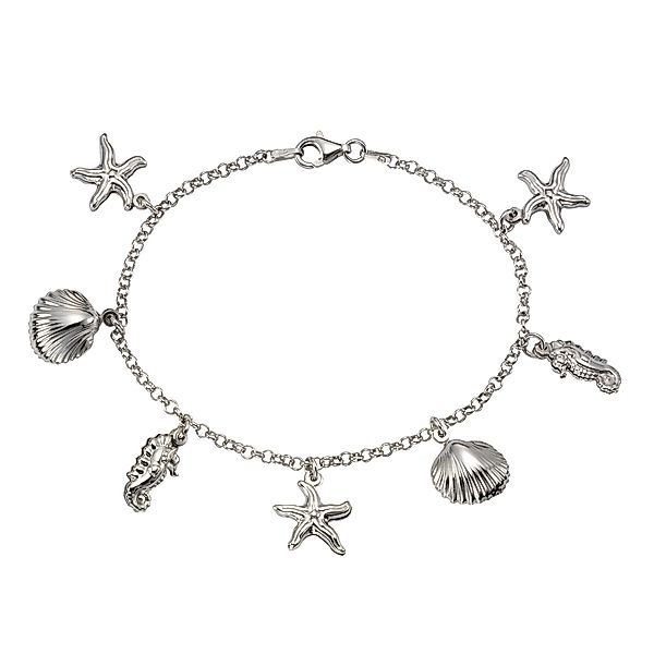Vivance Armband 925 Silber rhodiniert maritime günstig online kaufen