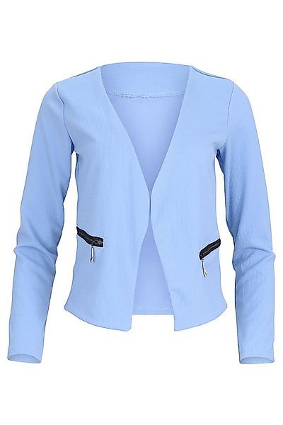malito more than fashion Jackenblazer malito Damen Blazer ohne Kragen, Sakk günstig online kaufen